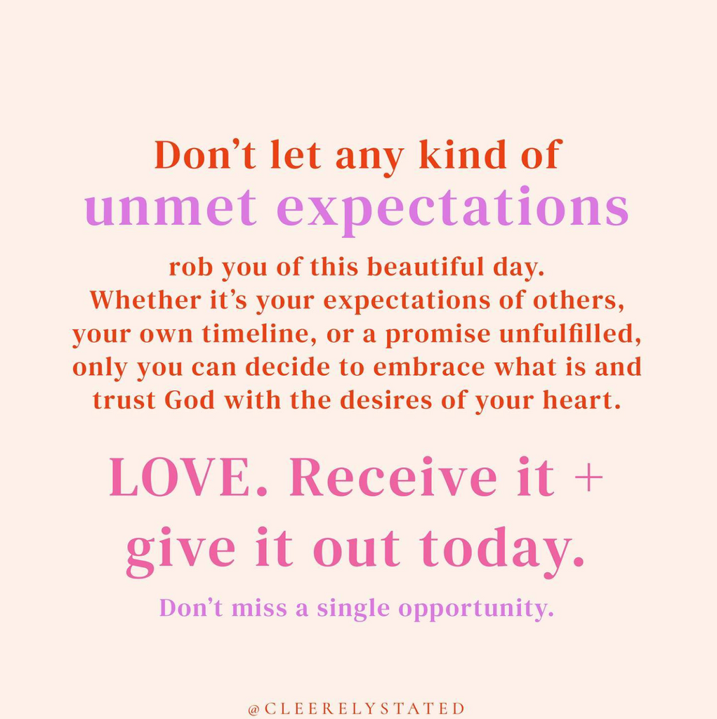 LOVE. Receive it + give it out today.