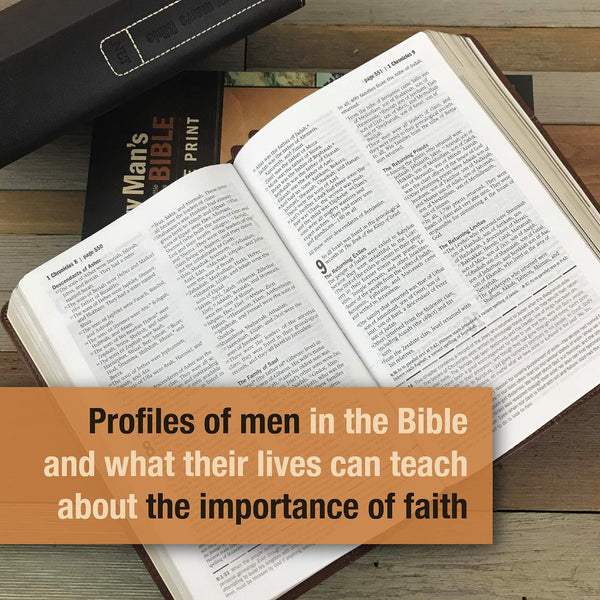 Every Man's Bible NLT: A Bible for Every Battle Every Man Faces