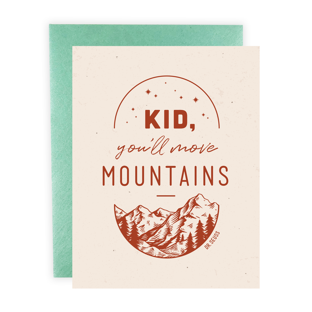 You'll Move Mountains - Greeting Card