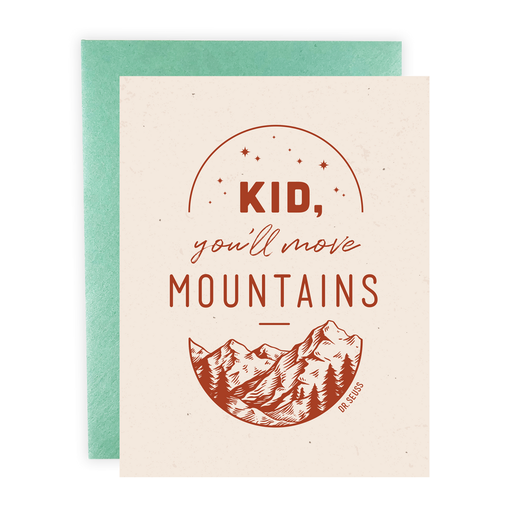 You'll Move Mountains - Greeting Card