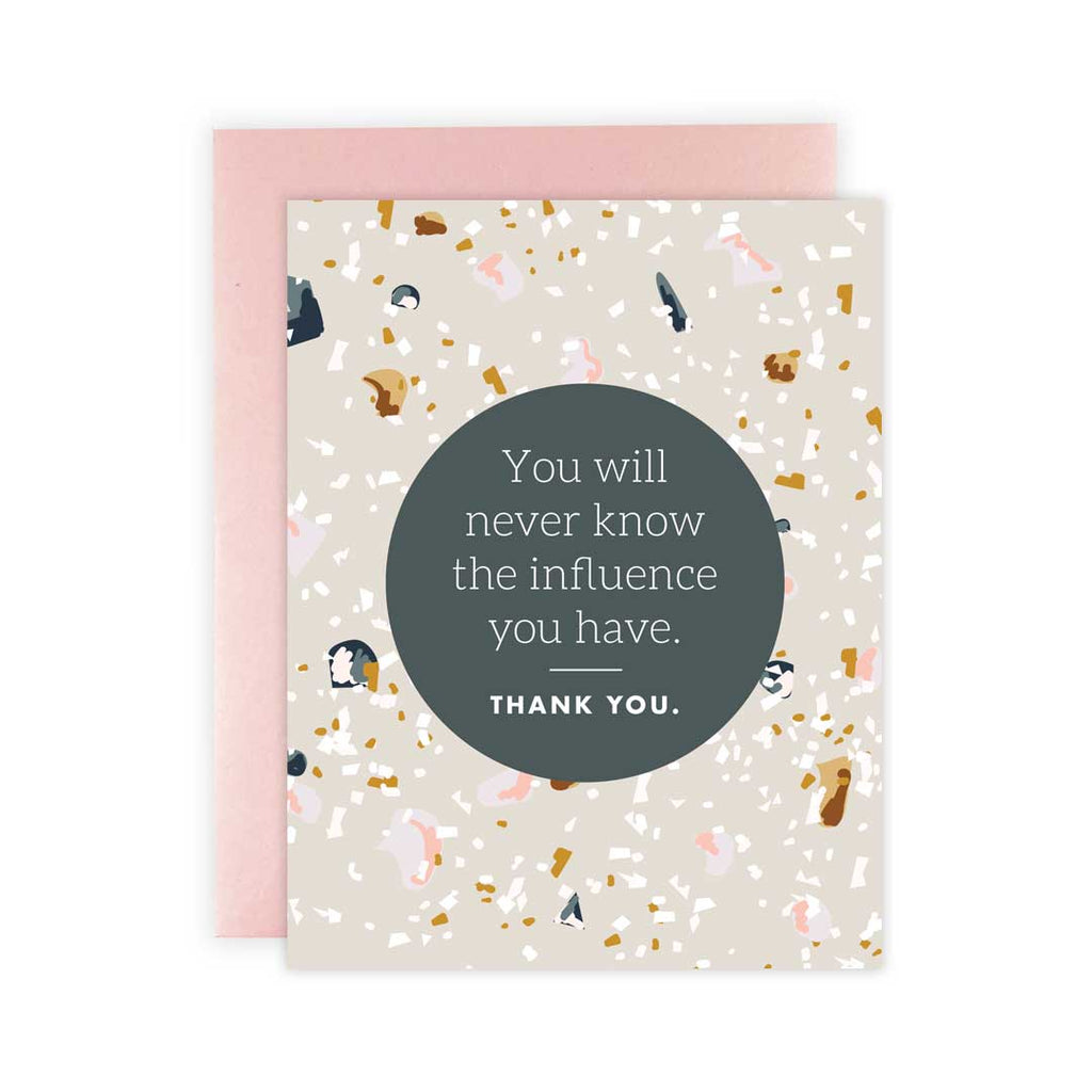 Influence Terrazzo - Greeting Card