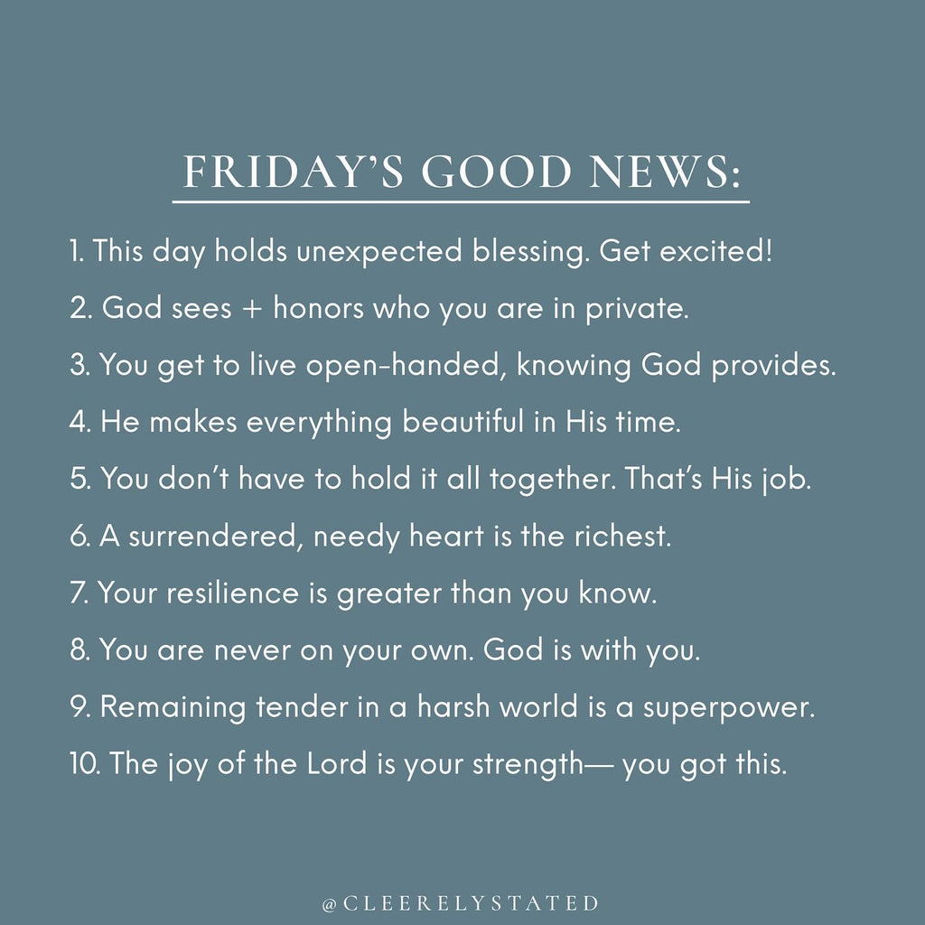 This day holds unexpected blessing. Get excited!