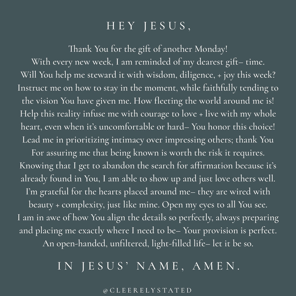 I am remdinded of my dearest gift—time.