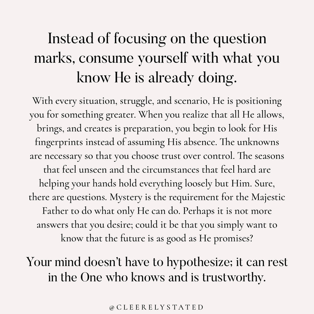Choose trust over control