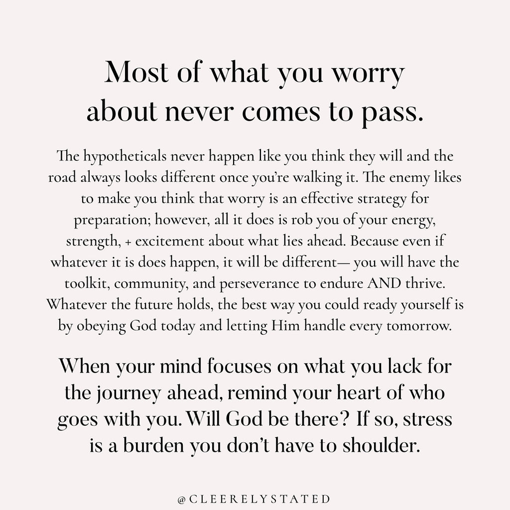 Stress is a burden you don't have to shoulder