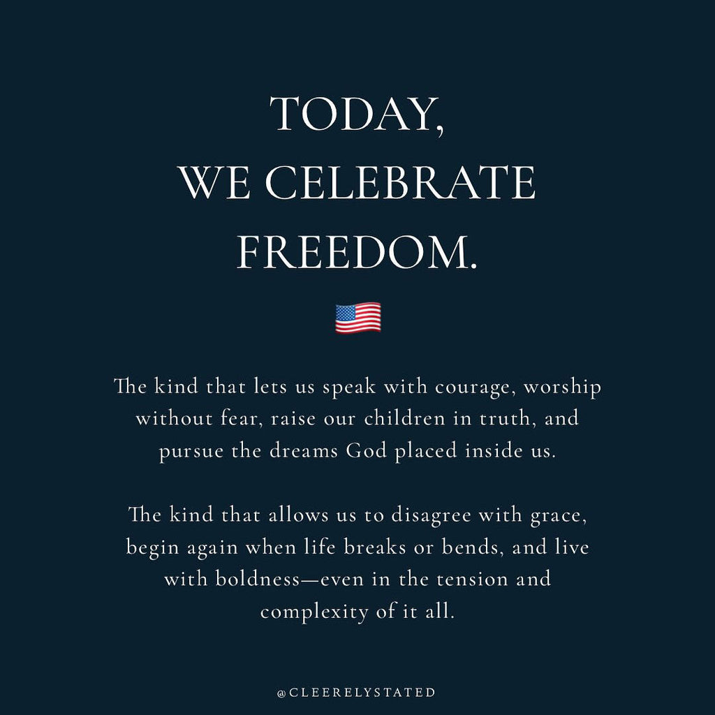 Today, we celebrate freedom