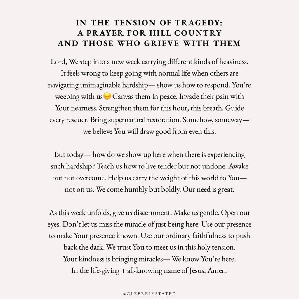 In the tension of tragedy