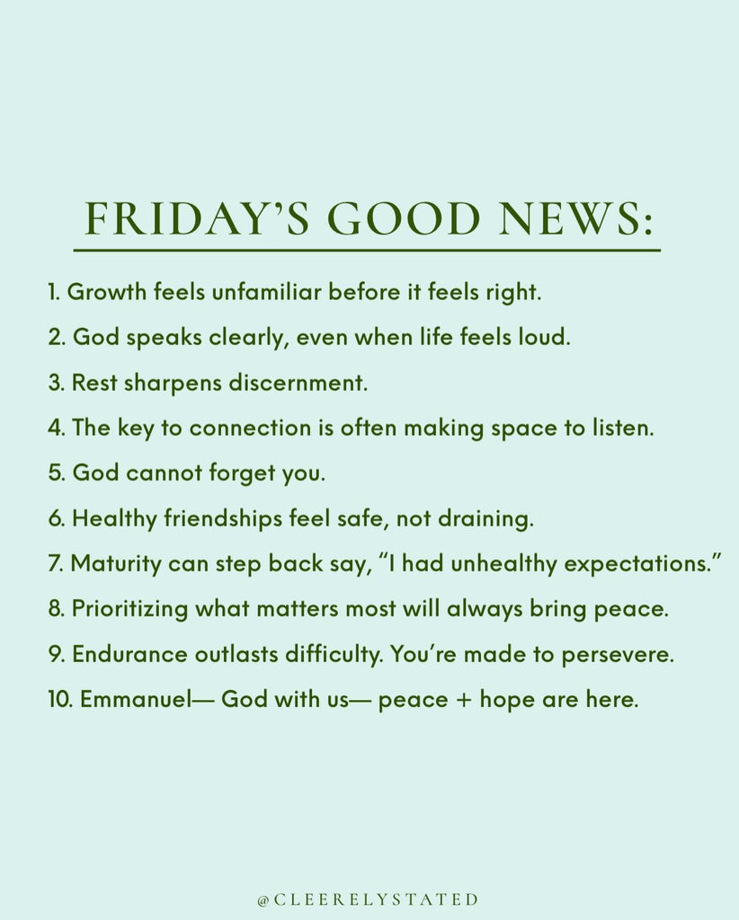 Growth feels unfamiliar before it feels right.