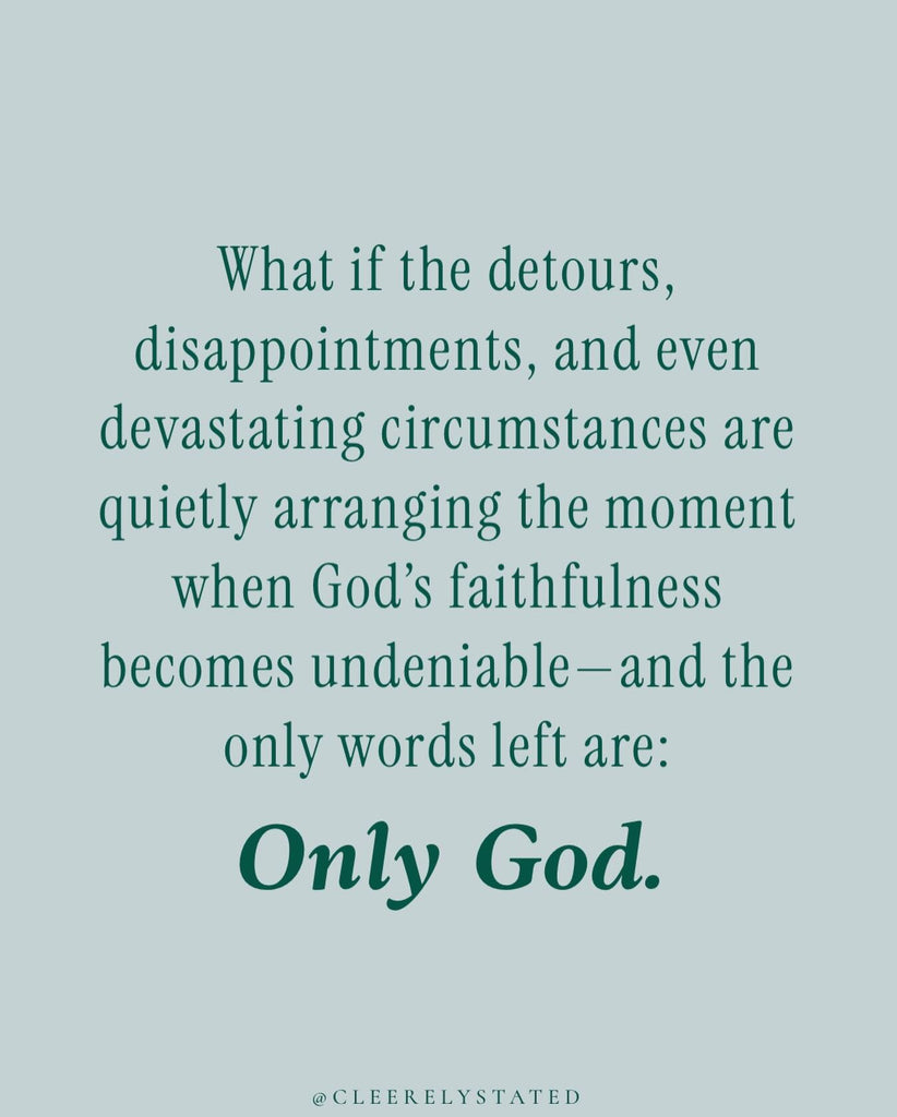 God's undeniable faithfulness