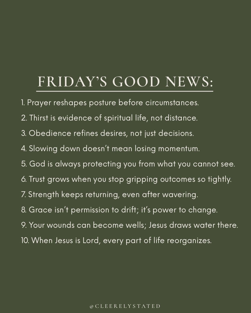 Prayer reshapes posture before circumstances.