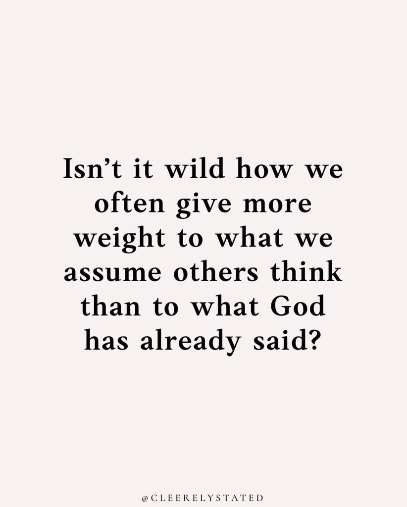 Don't let insecurity be the narrarator of your story.