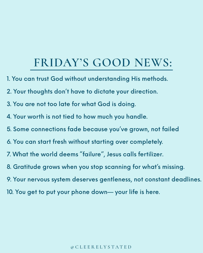 You can trust God without understanding His methods