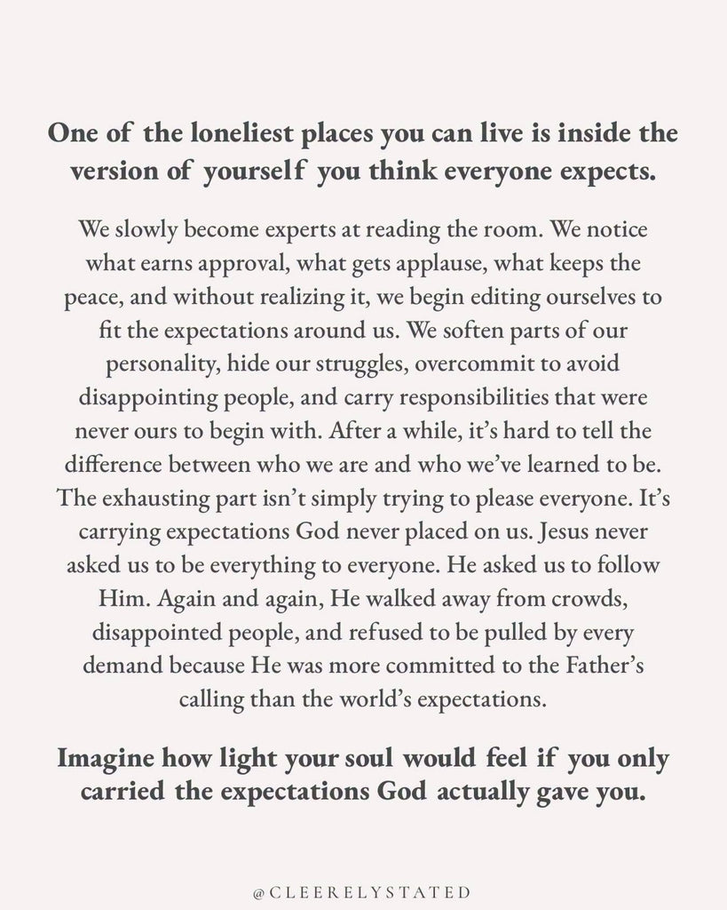 Living up to expectations might not mean what you think