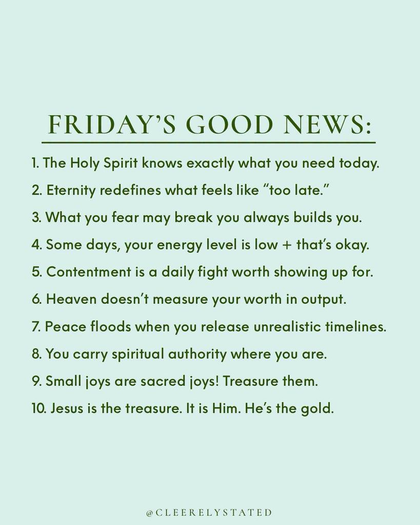The Holy Spirit knows exactly what you need today
