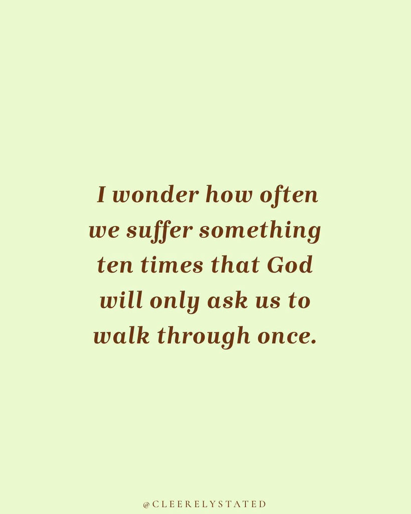 Surrender tomorrow. Stay in today.