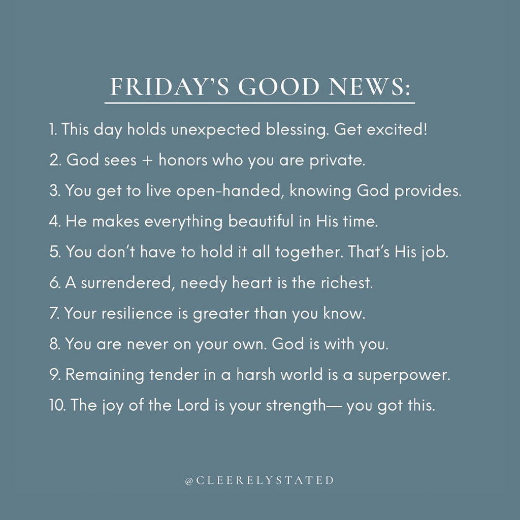 This day holds unexpected blessing. Get excited!