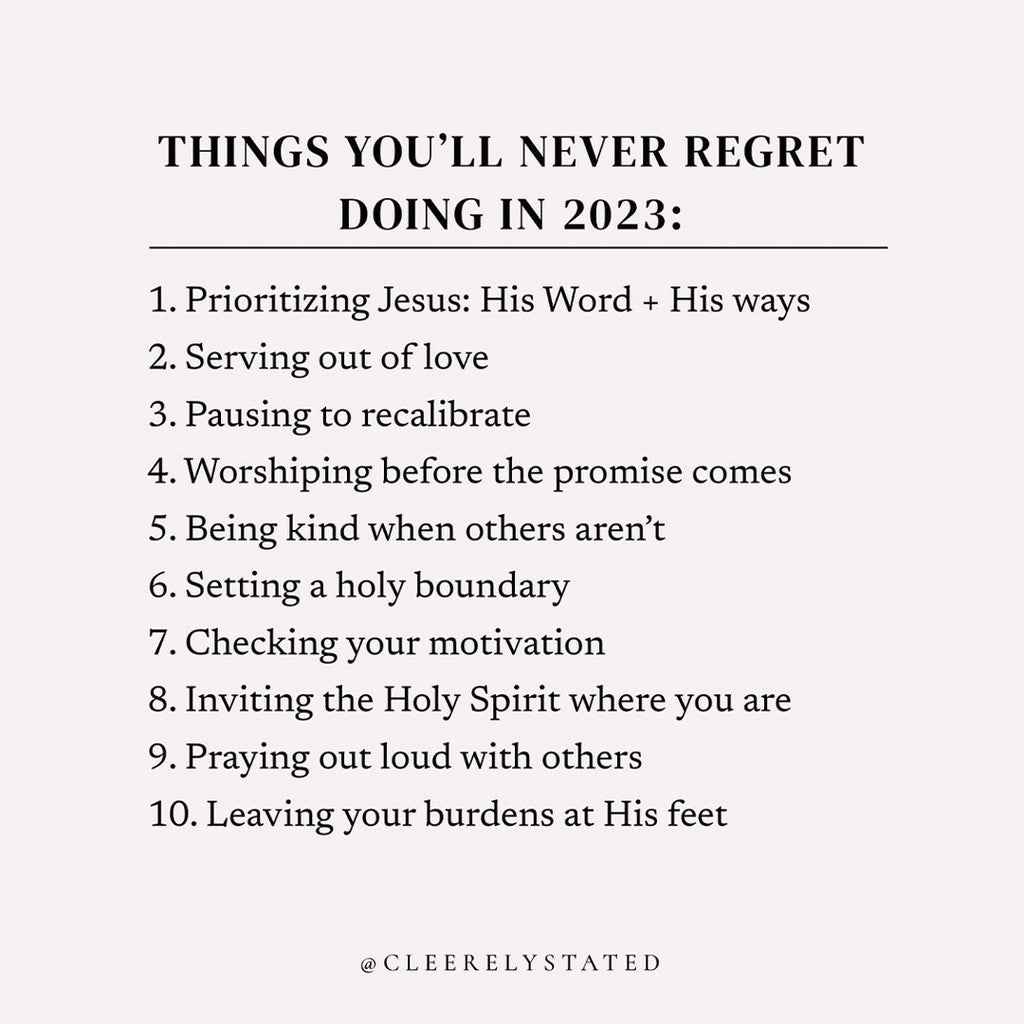 Things you'll never regret doing in 2023