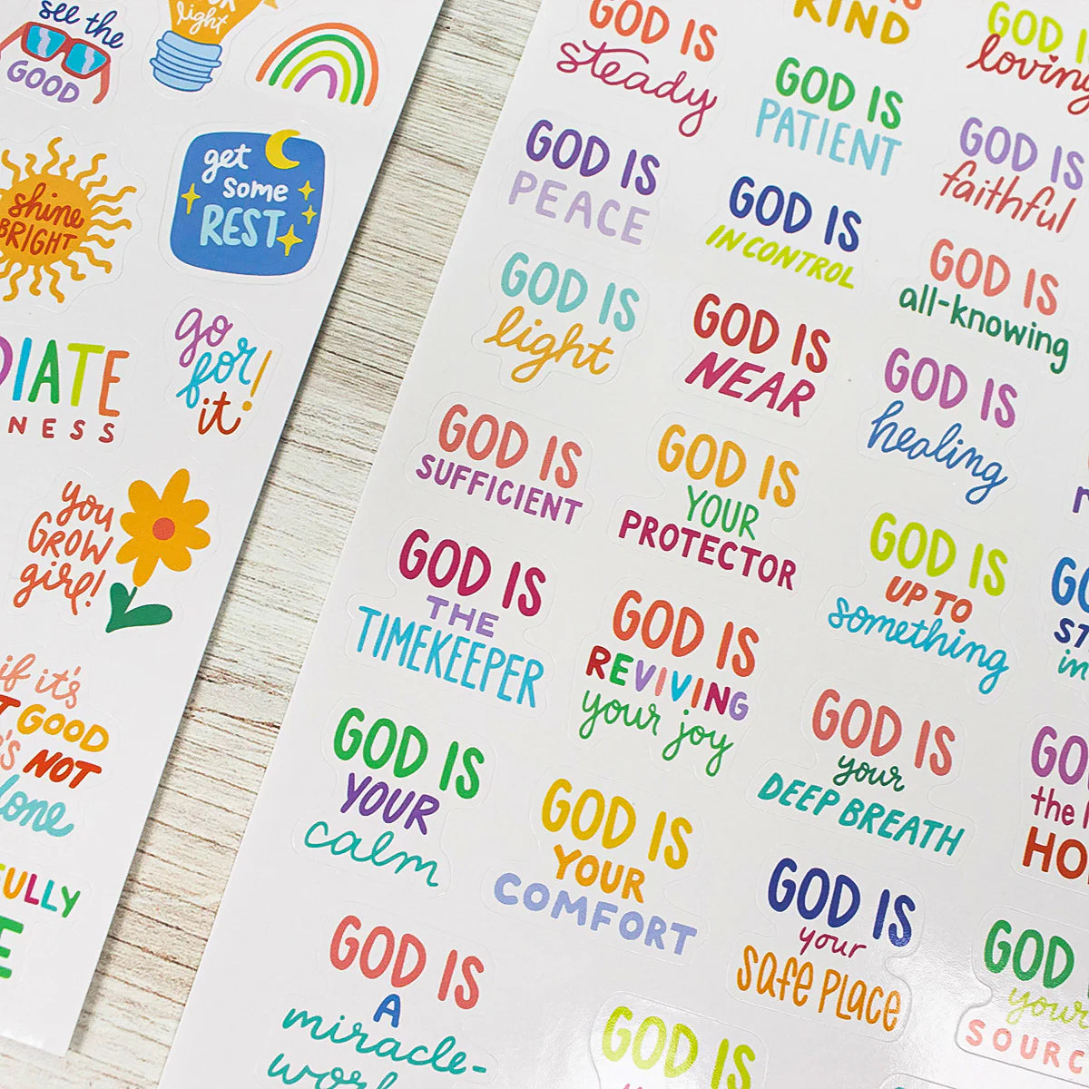 bloom X Cleerely Stated Rooted in Faith Sticker Pack