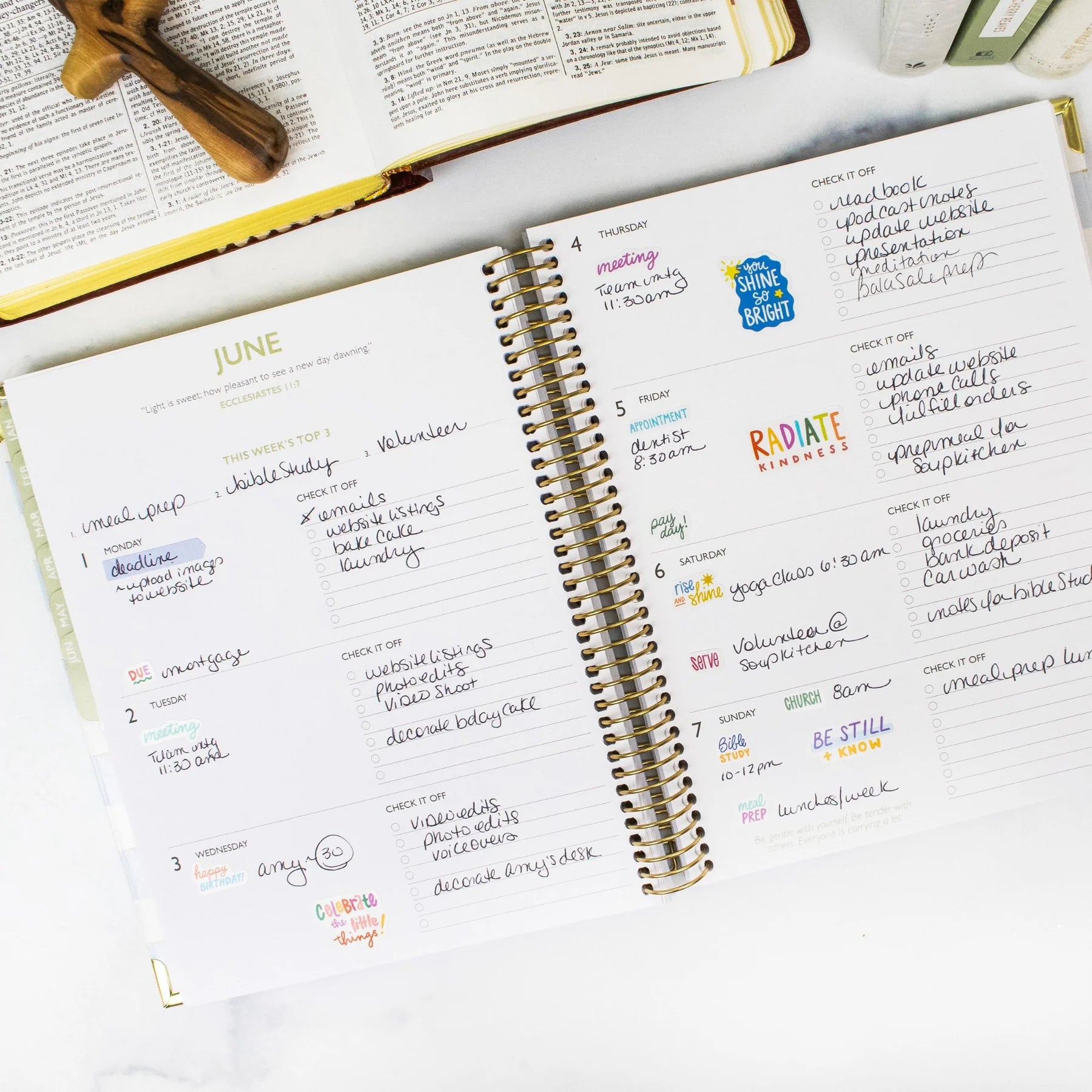 bloom X Cleerely Stated 2026 Planner