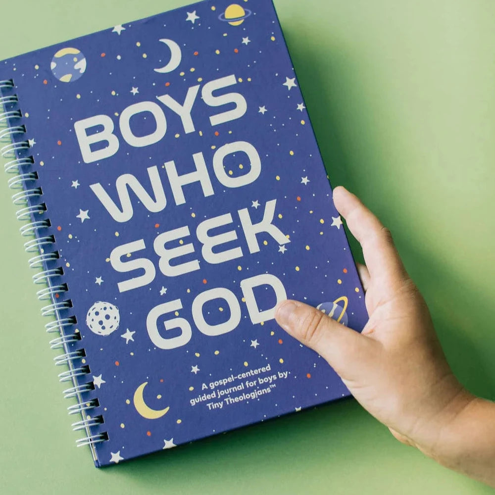 Boys Who Seek God Guided Journal by Tiny Theologians