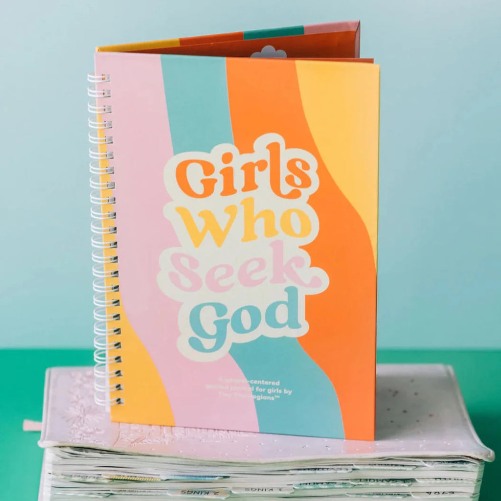 Girls Who Seek God Guided Journal by Tiny Theologians