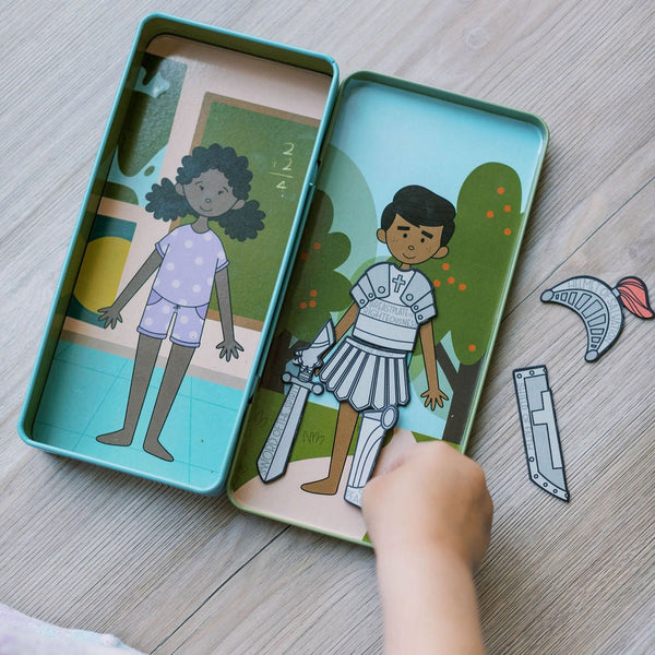Armor of God Dress-Me Magnetic Tin By Tiny Theologians