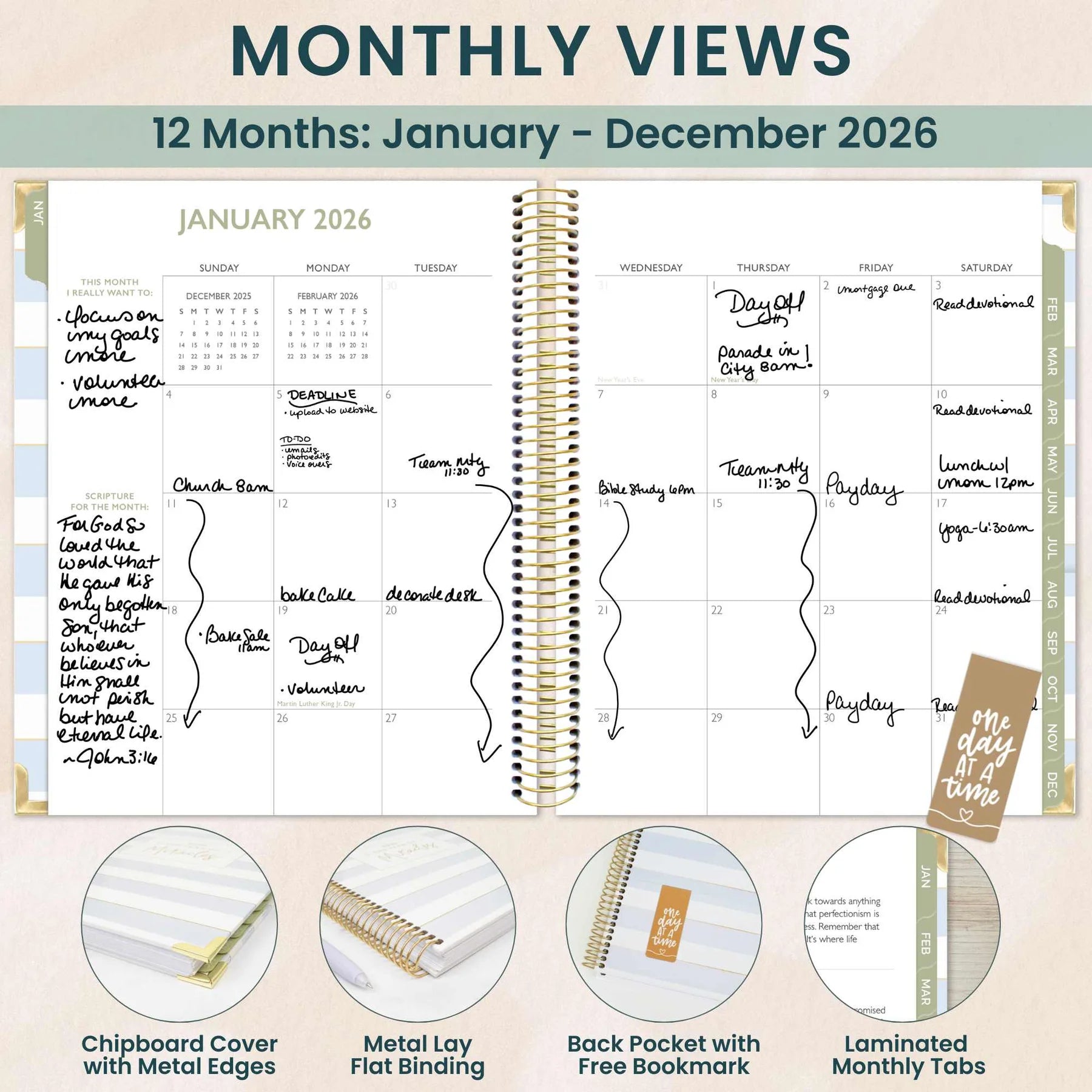bloom X Cleerely Stated 2026 Planner
