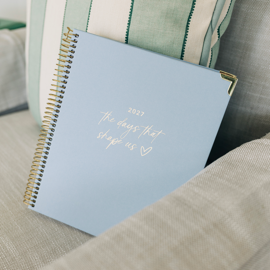 2027 The Days That Shape Us Planner, bloom x Cleerely Stated | Blue Linen