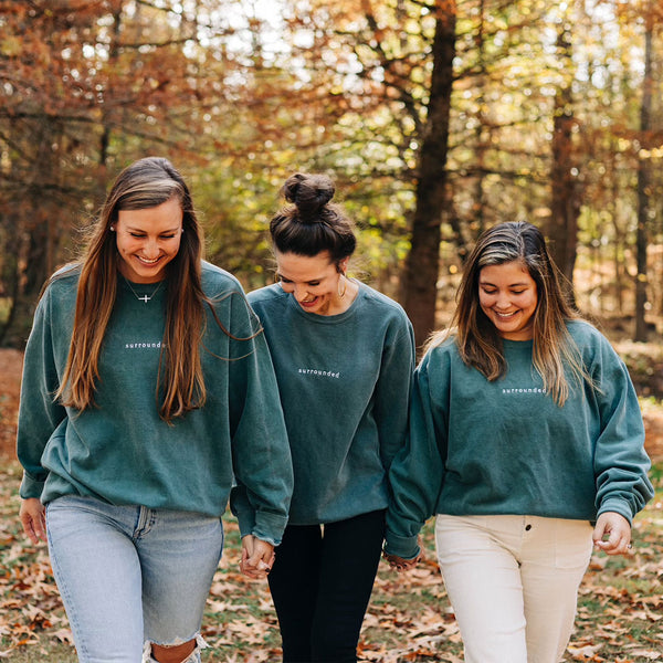 Surrounded Embroidered Sweatshirt