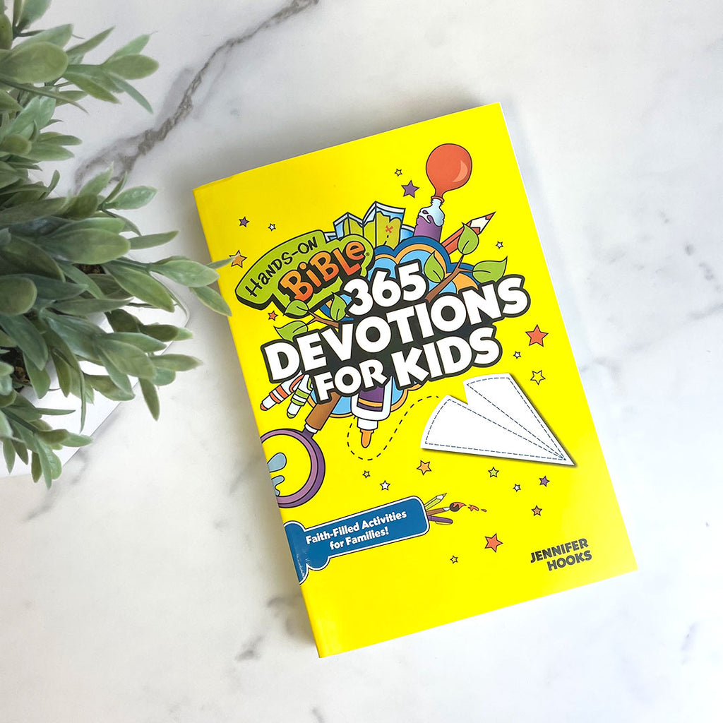 Hands-On Bible: 365 Devotions for Kids by Jennifer Hooks