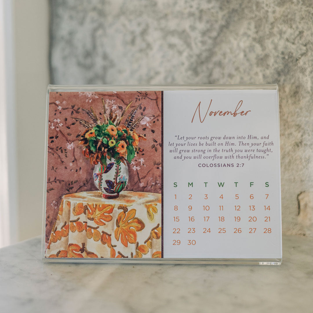 2026 Calendar w/Stand