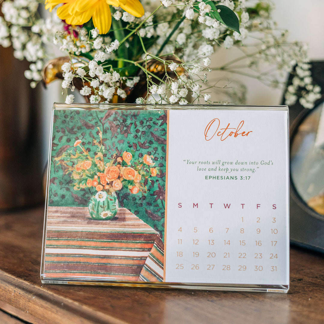 2026 Calendar w/Stand