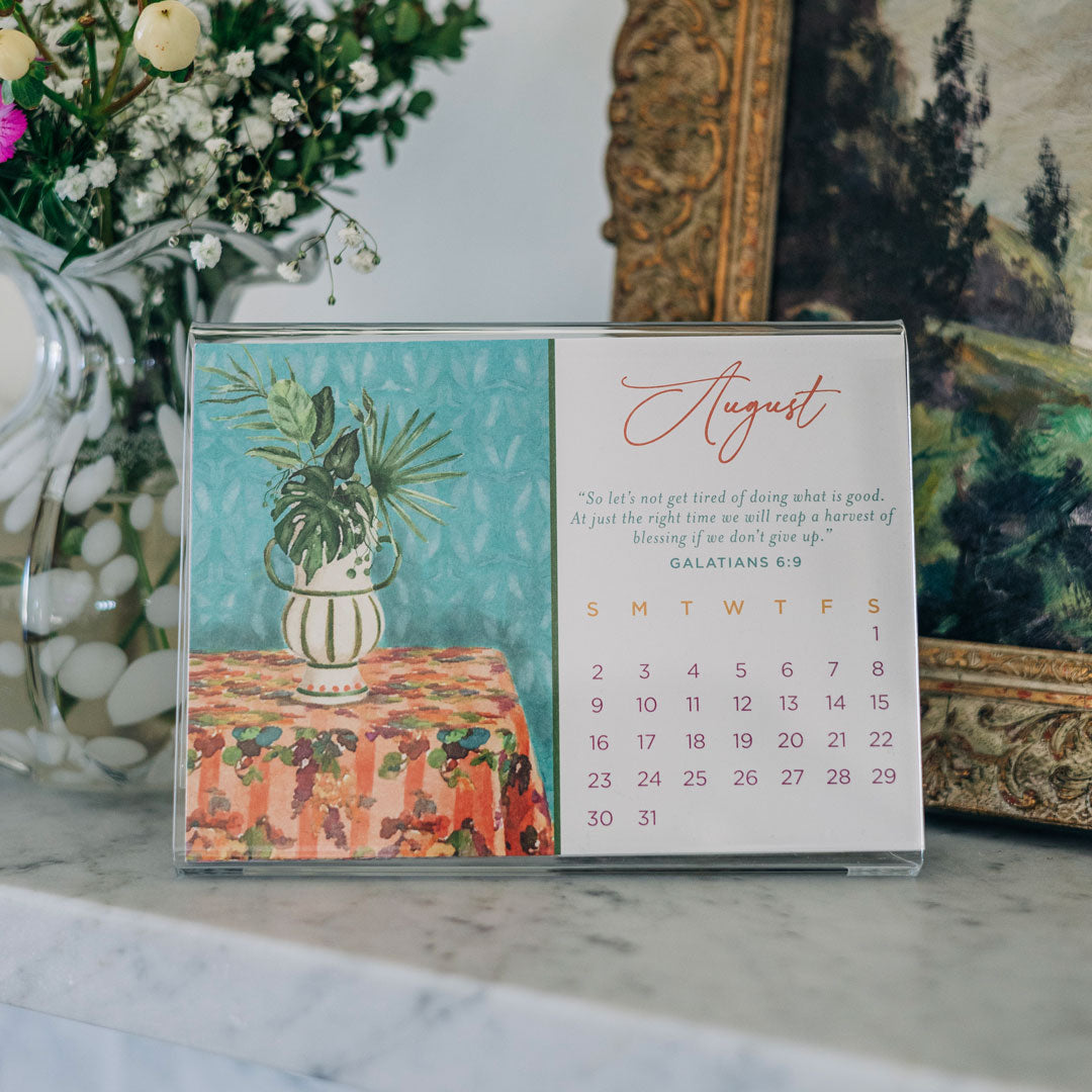 2026 Calendar w/Stand