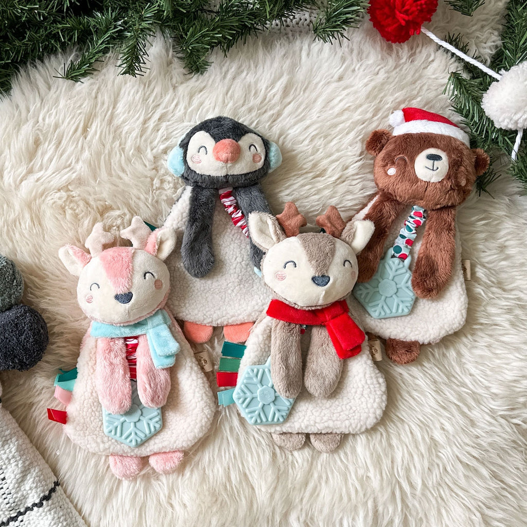 Holiday Itzy Lovey™ Plush + Teether Toy