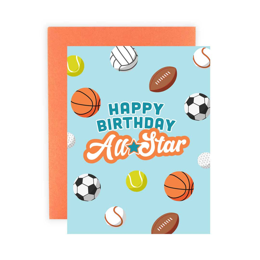 Happy Birthday All-Star - Greeting Card
