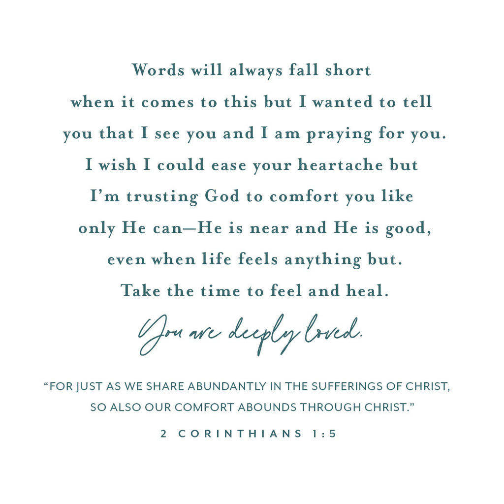 Miscarriage Enclosure Card
