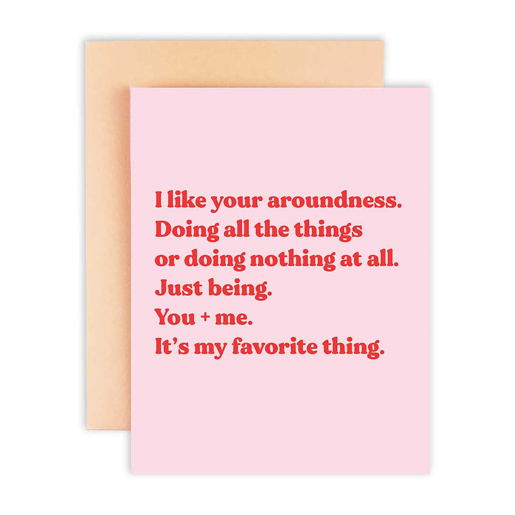 Aroundness - Greeting Card
