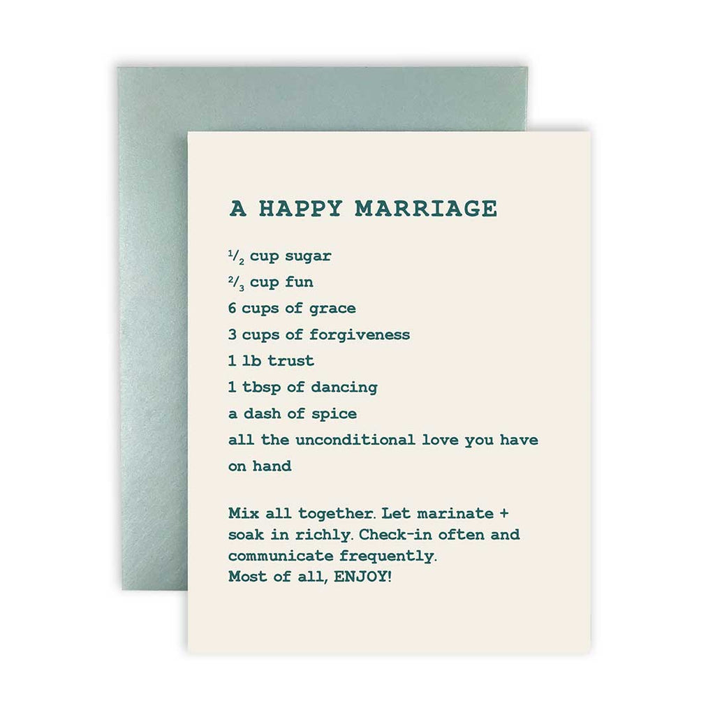 Happy Marriage - Greeting Card
