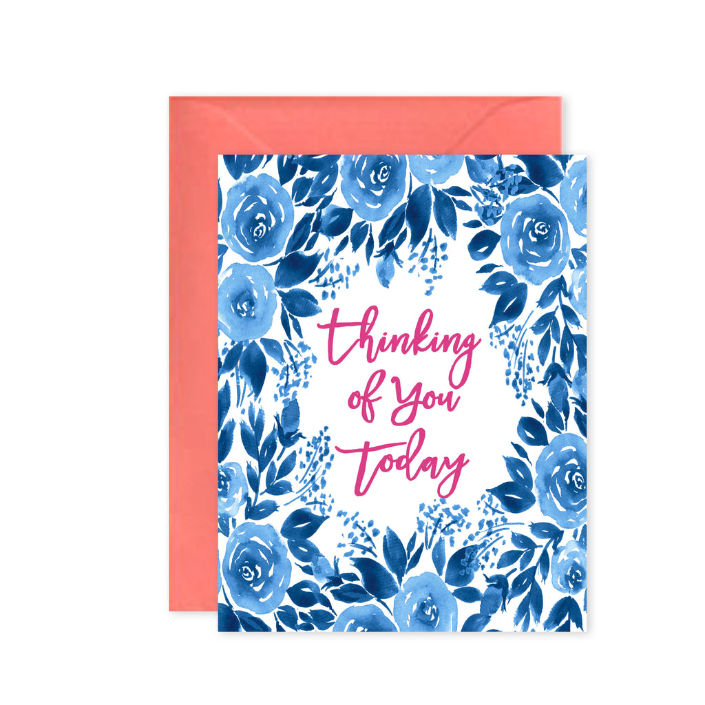 Thinking of You Floral - Greeting Card