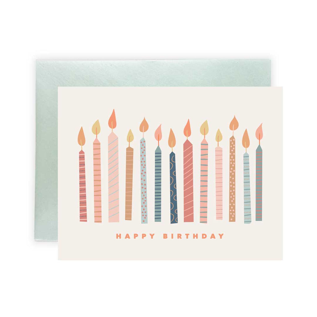 Birthday Candles - Greeting Card
