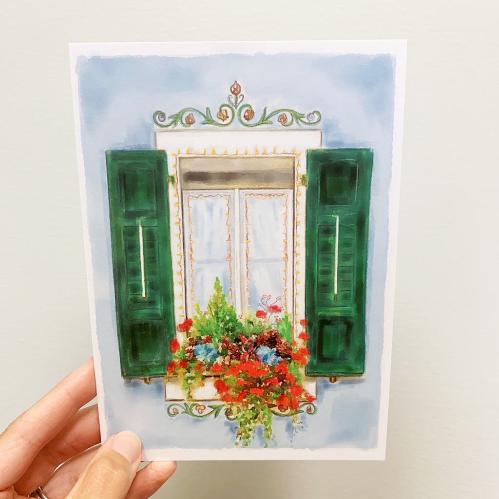 December Windowscape 5x7 Print