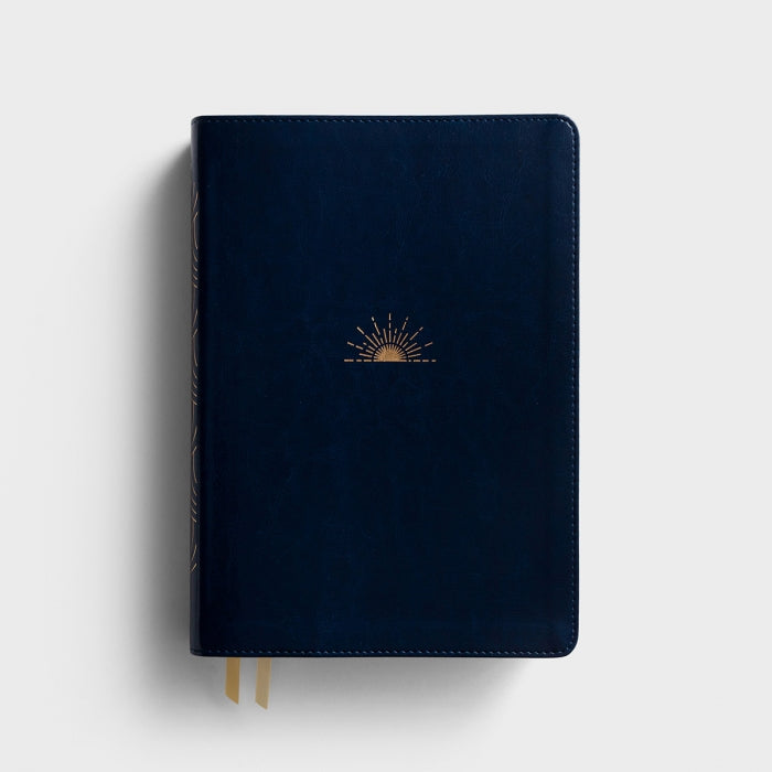 NLT - DaySpring Hope & Encouragement Bible - Navy LeatherLike