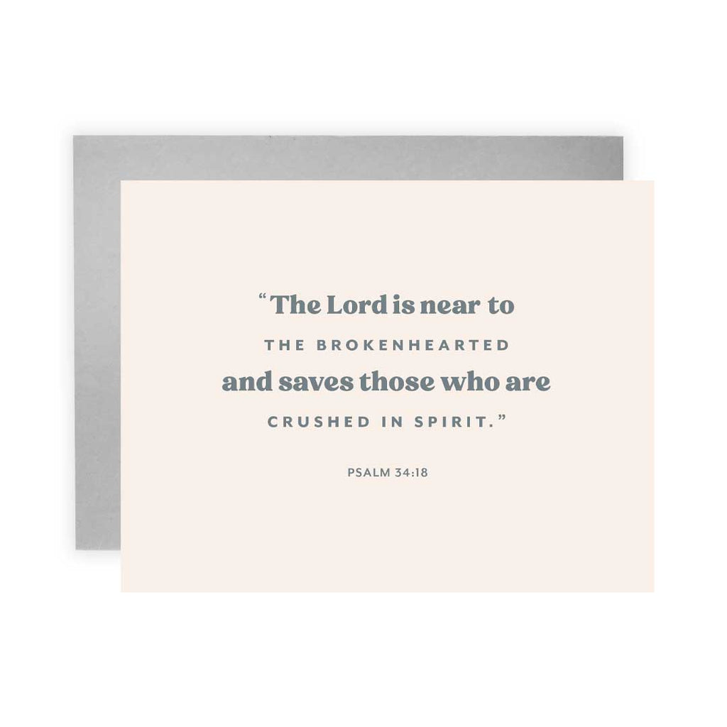 Near to the Brokenhearted - Greeting Card