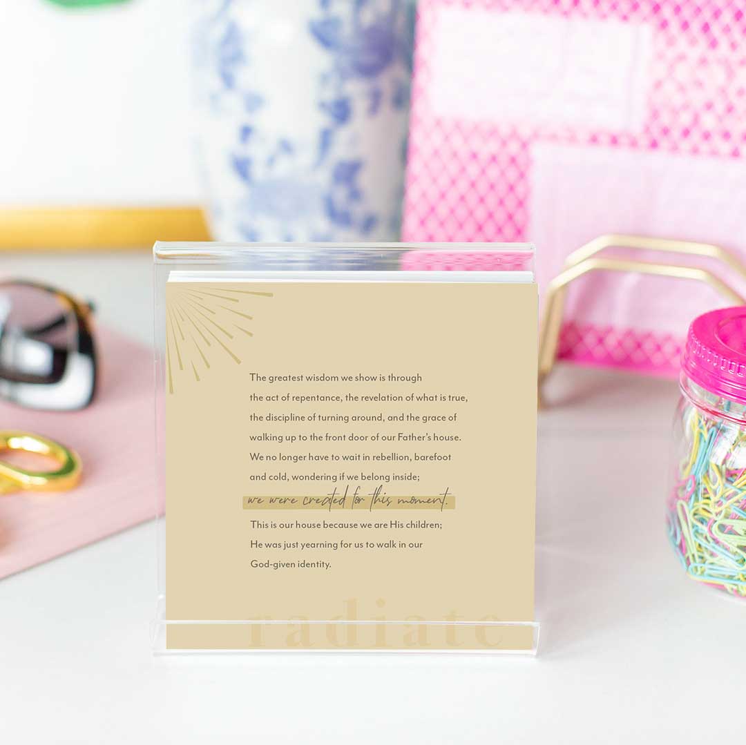 Radiate Quote Set w/Stand