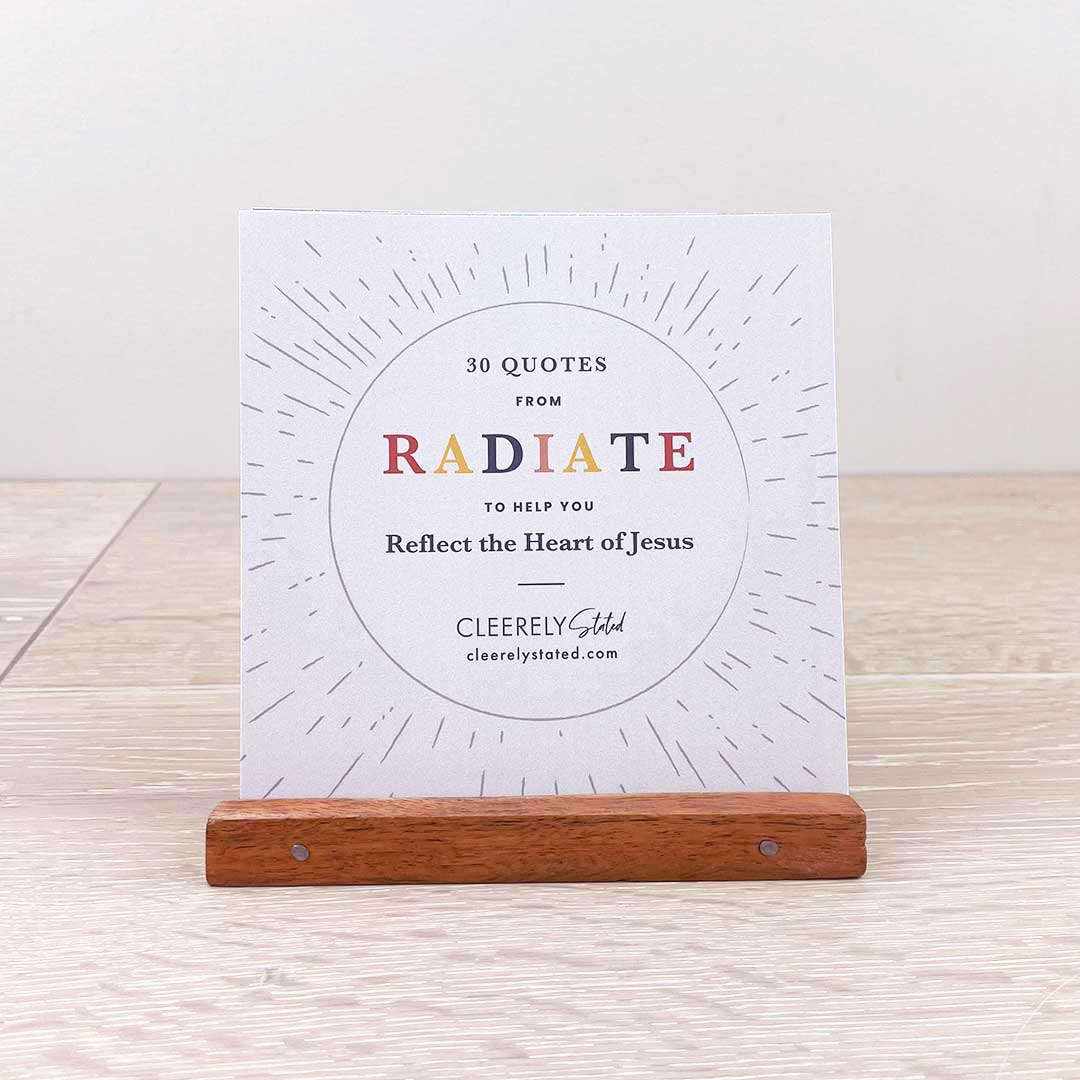Radiate Quote Set w/Stand