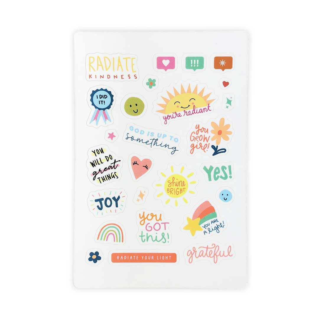 Radiate Sticker Sheet