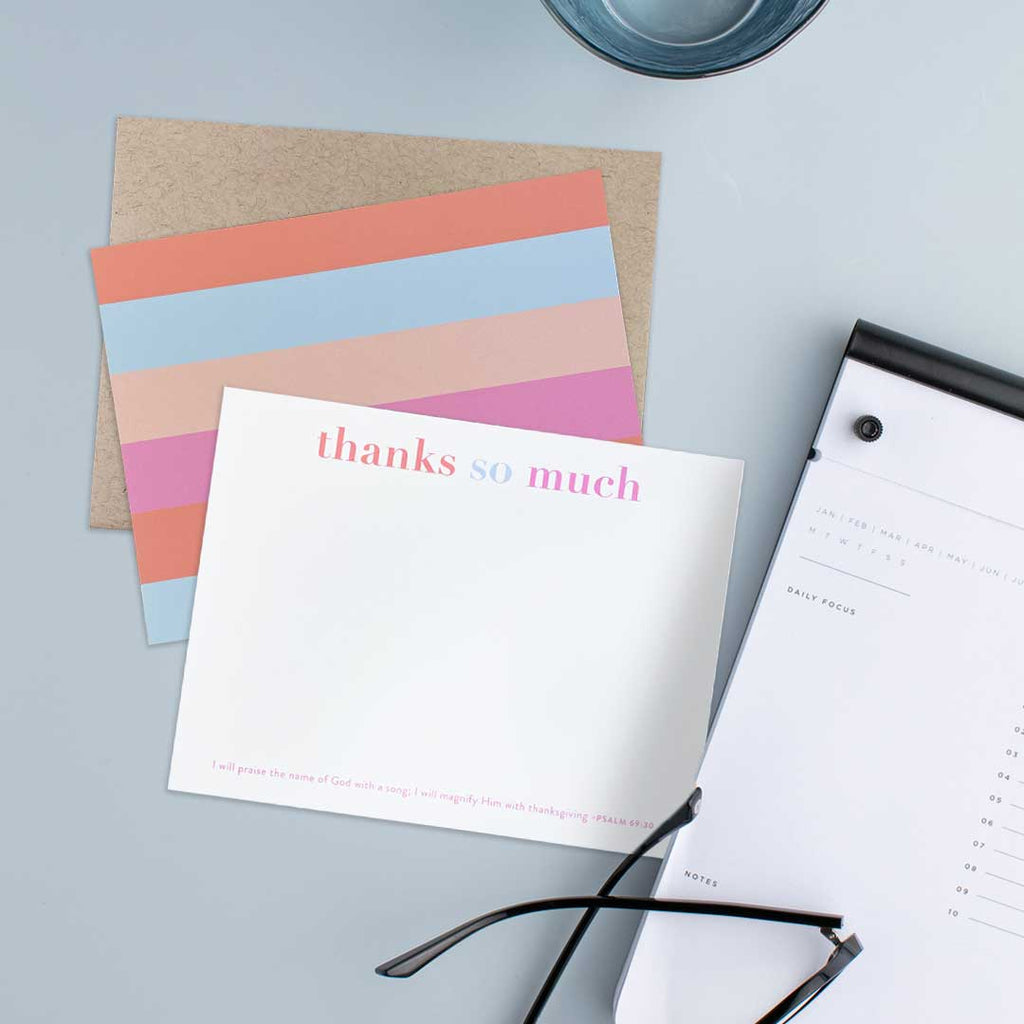 Thanks So Much Notecards—Set of 10