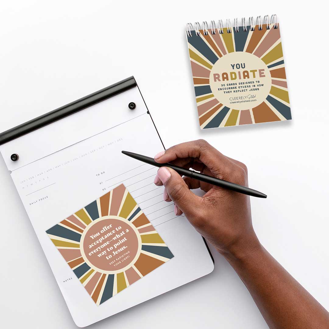 You Radiate Tear & Share Cards